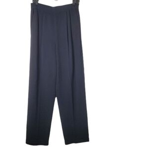 St. John By Marie Gray Women's Black Santana Sweater Knit Trousers Pull On Pants